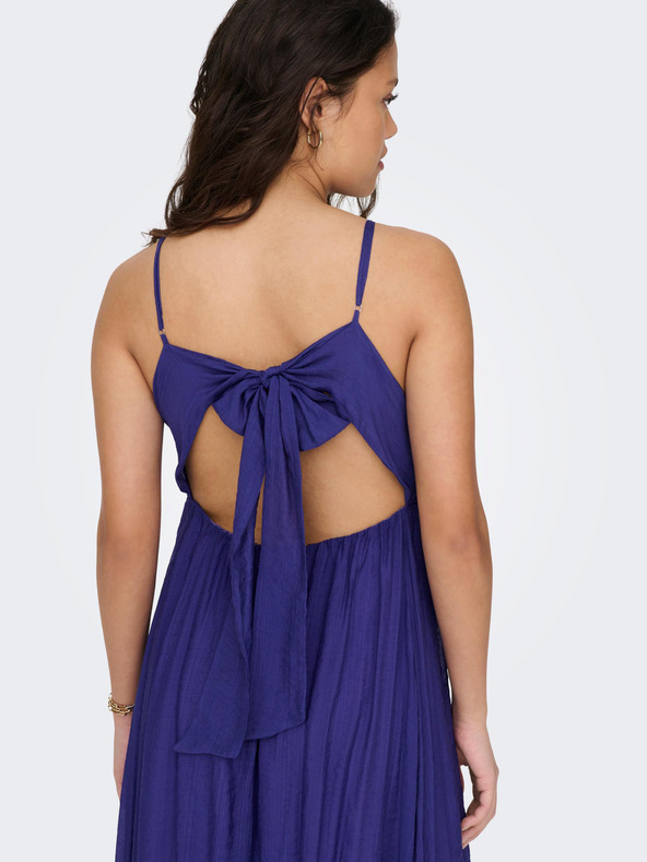 ONLY Blaues ONLY Phoenix-Damen-Maxikleid