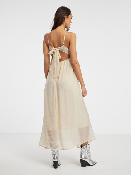 ONLY Beigefarbenes Damen-Maxikleid ONLY Phoenix