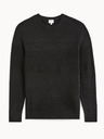 Celio Schwarzer Herren-Basic-Pullover Celio Defields