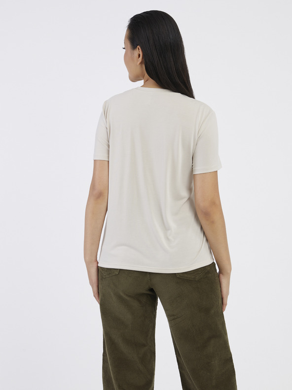 ONLY Beige Damen-T-Shirt NUR frei