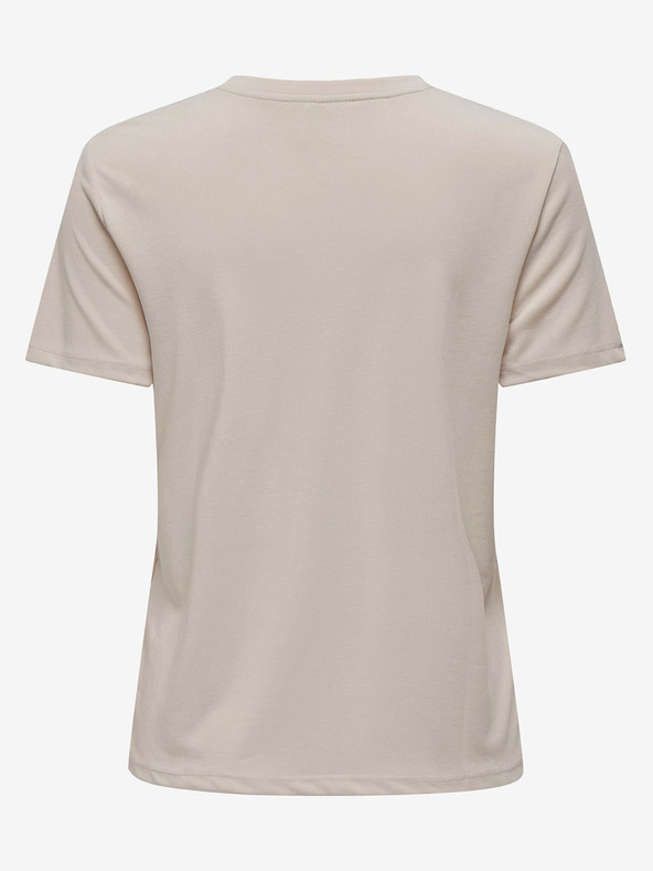 ONLY Beige Damen-T-Shirt NUR frei