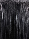 ONLY CARMAKOMA Schwarzer Midirock mit silbernem Abschluss ONLY CARMAKOMA Hailey