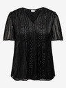 ONLY CARMAKOMA Schwarze Damenbluse ONLY CARMAKOMA Romana