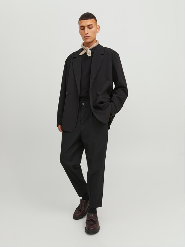 Jack & Jones Schwarze Herren Jack & Jones Karl Cropped Hose