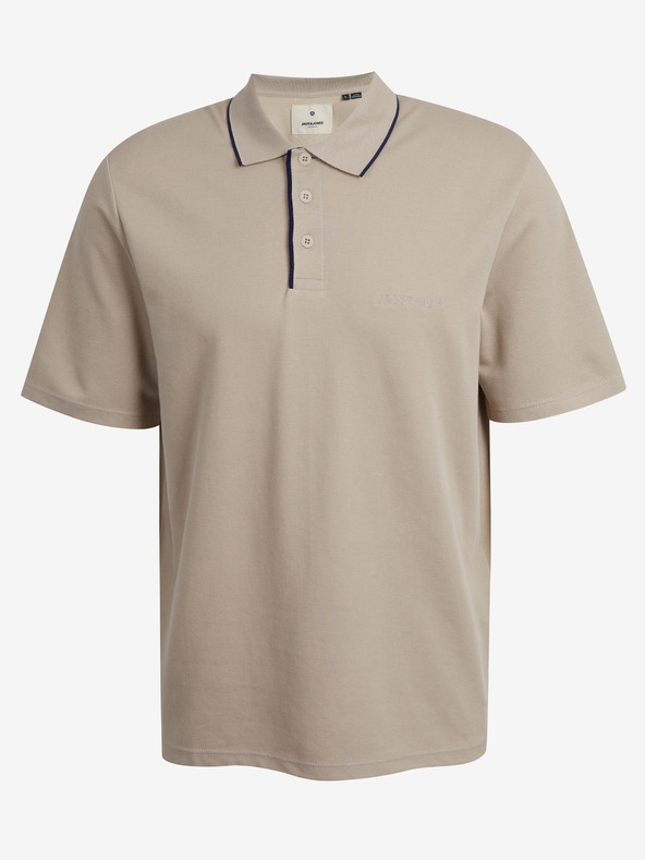 Jack & Jones Jack & Jones Blamatt Beige Herren-Poloshirt