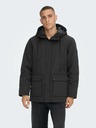 ONLY & SONS Schwarze Herren-Winterjacke ONLY & SONS Jayden
