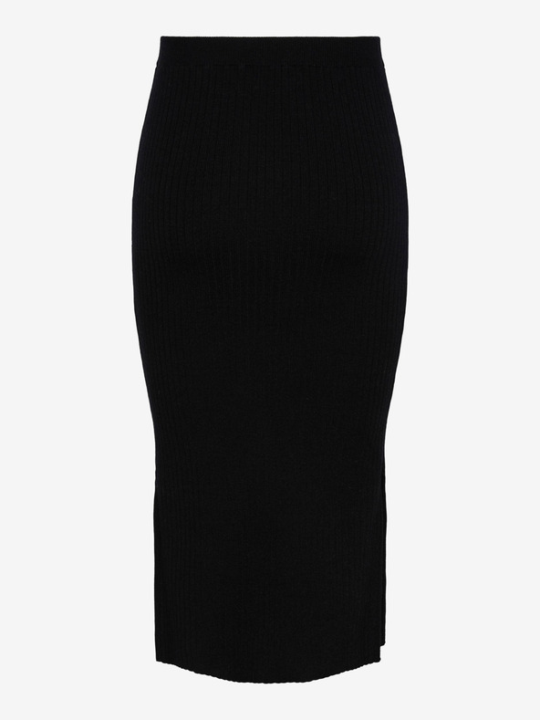 Pieces Schwarzer Damen Pullover Midirock Pieces Crista