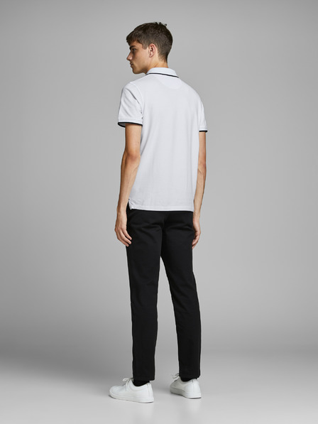 Jack & Jones Weißes Herren-Poloshirt Jack & Jones Paulos