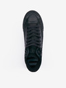 Diesel Schwarze Damen Leder Knöchel Turnschuhe Diesel Principia