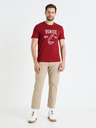 Celio Rotes Herren-T-Shirt Celio Feklyn