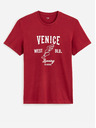 Celio Rotes Herren-T-Shirt Celio Feklyn