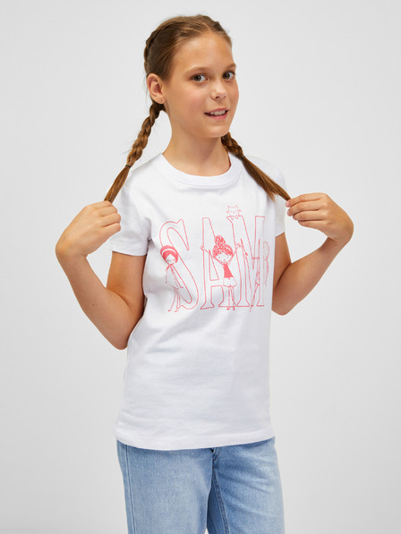 Sam 73 Weißes Mädchen-T-Shirt SAM 73 Ielenia