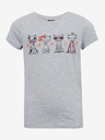 Sam 73 Hellgraues gestreiftes Mädchen-T-Shirt SAM 73 Axill