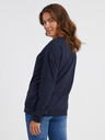 Sam 73 Dunkelblaues Langarm-T-Shirt für Damen SAM 73 Sharma