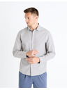 Celio Hellgraues Herrenhemd Celio Fafile