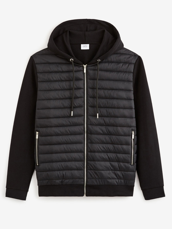 Celio Schwarze Herren Celio Fequilted Jacke