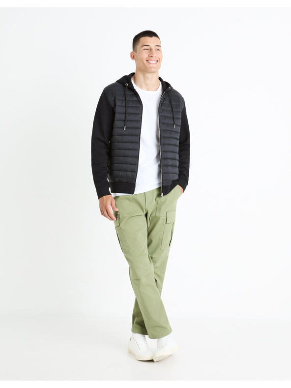 Celio Schwarze Herren Celio Fequilted Jacke