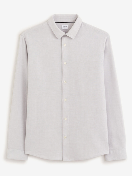 Celio Hellgraues Herrenhemd Celio Fabeille2
