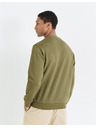 Celio Khakifarbenes Herren-Sweatshirt Celio Feseven