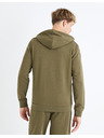 Celio Khaki Herren-Kapuzenpullover Celio Fethree