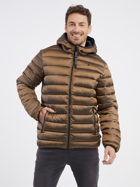 Sam 73 Braune Herren-Steppjacke SAM 73 Spider