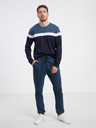 Sam 73 Dunkelblaue Herren-Sweatpants SAM 73 Dobby