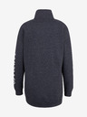 Sam 73 Graues gestromtes Damen-Sweatshirt mit Reißverschluss SAM 73 Asajj