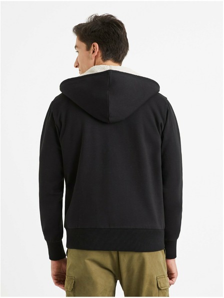 Celio Schwarzer Herren Celio Vesherpax Hoodie