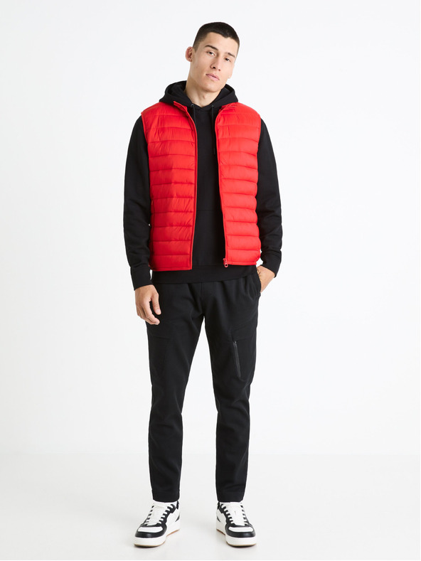 Celio Rote Herren-Steppweste Celio Fulock