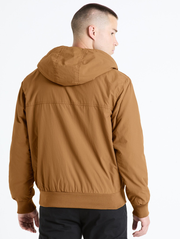 Celio Braune Herrenjacke Celio Fuhoodie2