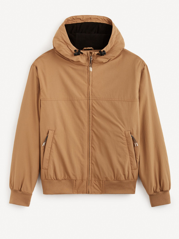 Celio Braune Herrenjacke Celio Fuhoodie2