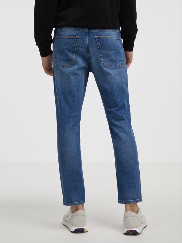Diesel Blaue Herrenjeans mit schmaler Passform Diesel