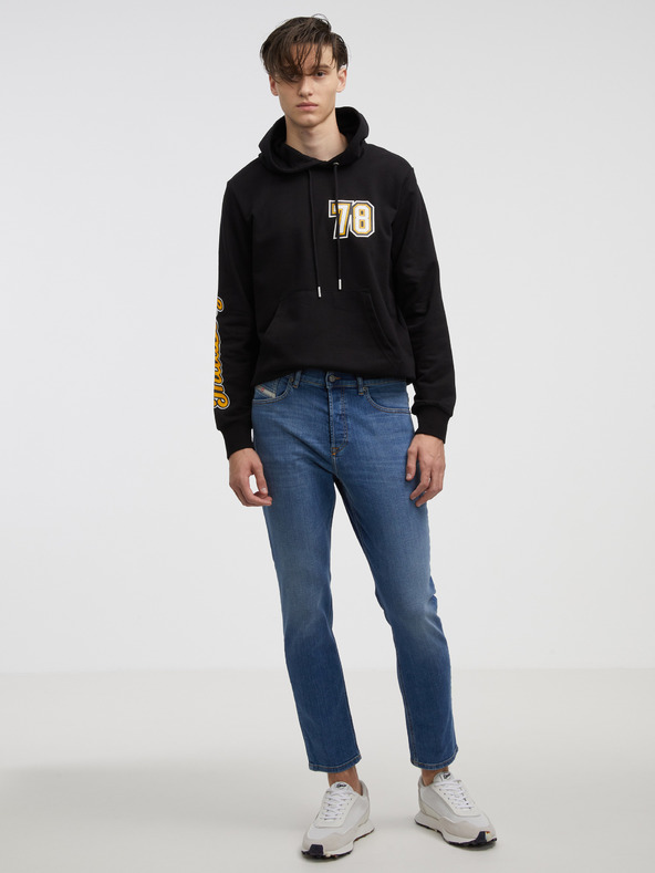 Diesel Blaue Herrenjeans mit schmaler Passform Diesel