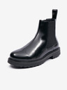 Diesel Diesel Schwarze Herren Lederstiefeletten