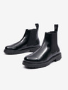 Diesel Diesel Schwarze Herren Lederstiefeletten