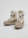 Sam 73 Beige und cremefarbene Damen-Schneestiefel SAM 73