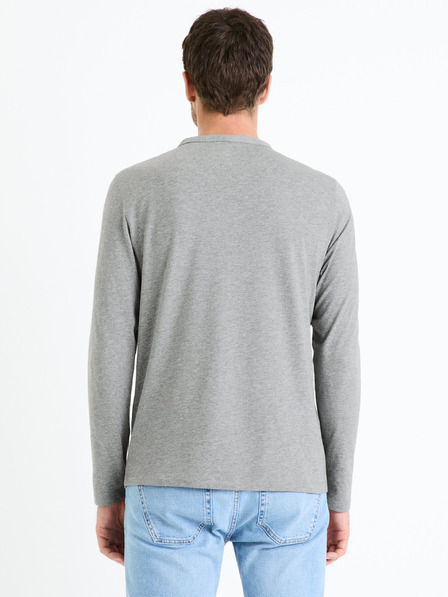 Celio Graues Herren-T-Shirt Celio Fegetiml