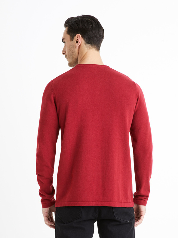 Celio Roter Herrenpullover Celio Felano