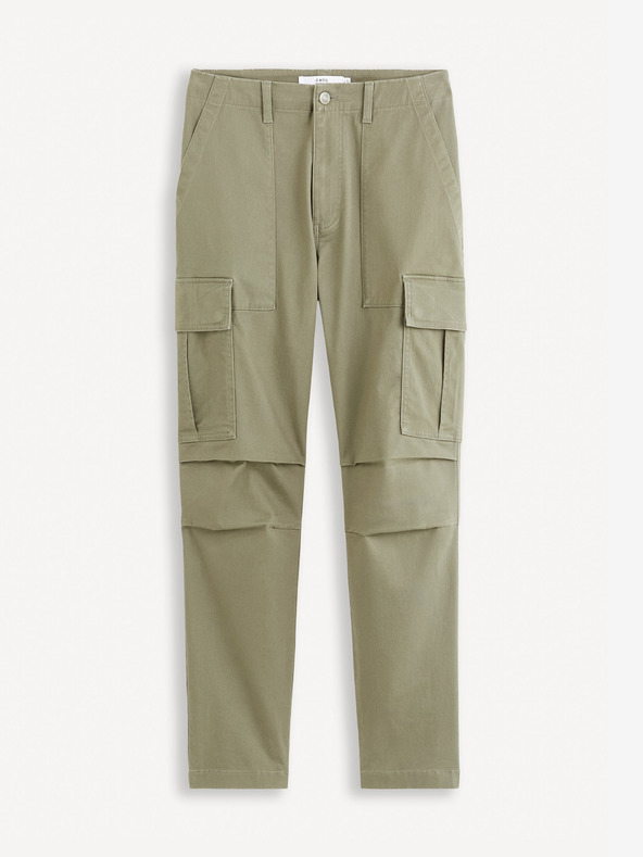 Celio Khakifarbene Herren-Cargo-Hose Celio Fopierre