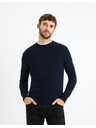 Celio Dunkelblauer Herren-Basic-Pullover Celio Cevlna