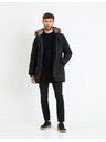 Celio Dunkelblauer Herren-Basic-Pullover Celio Cevlna
