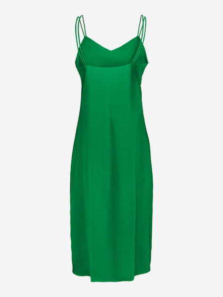 ONLY Grünes Damen-Satin-Kleid ONLY Sia