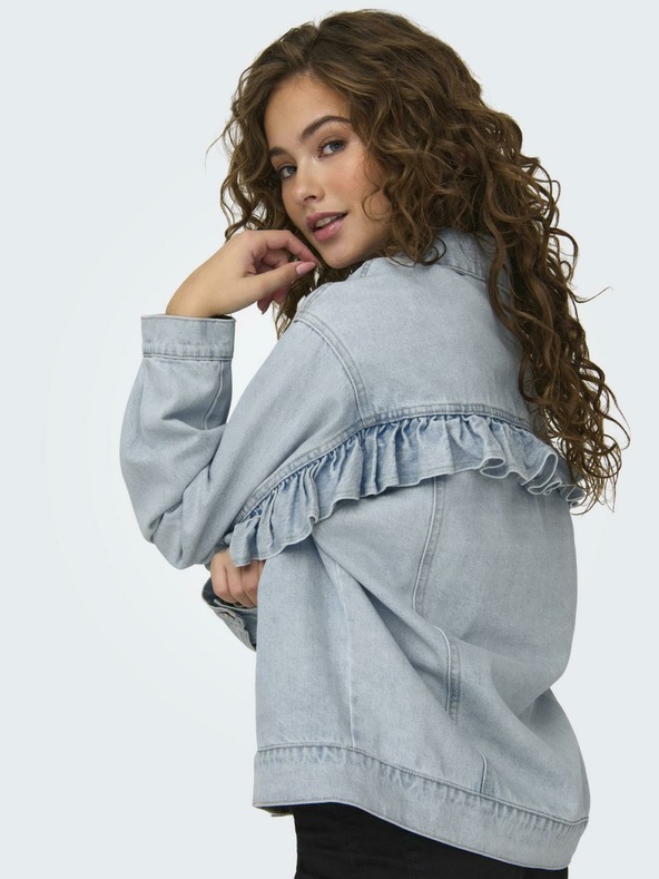ONLY Hellblaue Jeansjacke für Damen ONLY Penny