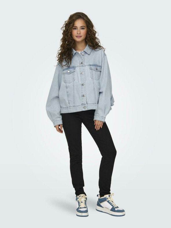 ONLY Hellblaue Jeansjacke für Damen ONLY Penny