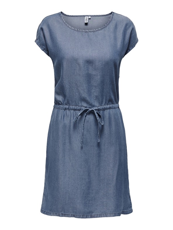 ONLY Blaues Damen-Denim-Kleid ONLY Pema