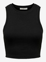 ONLY Schwarzes Damen Crop-Top Tank-Top ONLY Vilma
