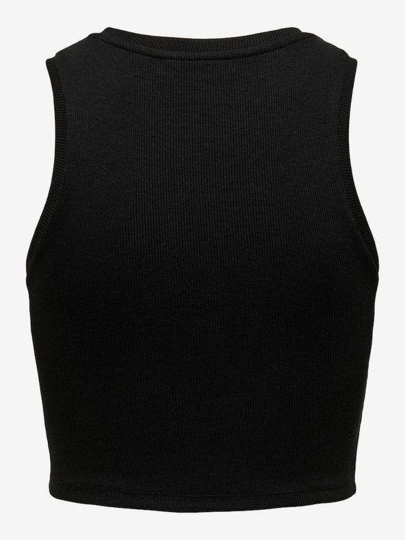 ONLY Schwarzes Damen Crop-Top Tank-Top ONLY Vilma