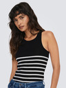 ONLY Schwarzes gestreiftes Damen-Tank-Top ONLY Kenya