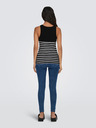 ONLY Schwarzes gestreiftes Damen-Tank-Top ONLY Kenya