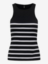 ONLY Schwarzes gestreiftes Damen-Tank-Top ONLY Kenya